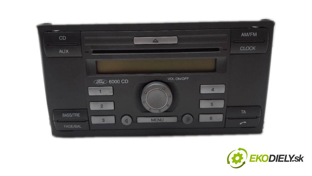 FORD FOCUS II MK2 2007 116 kW II MK2 1753 RADIO 6S6118C815AH (Audio zariadenia)