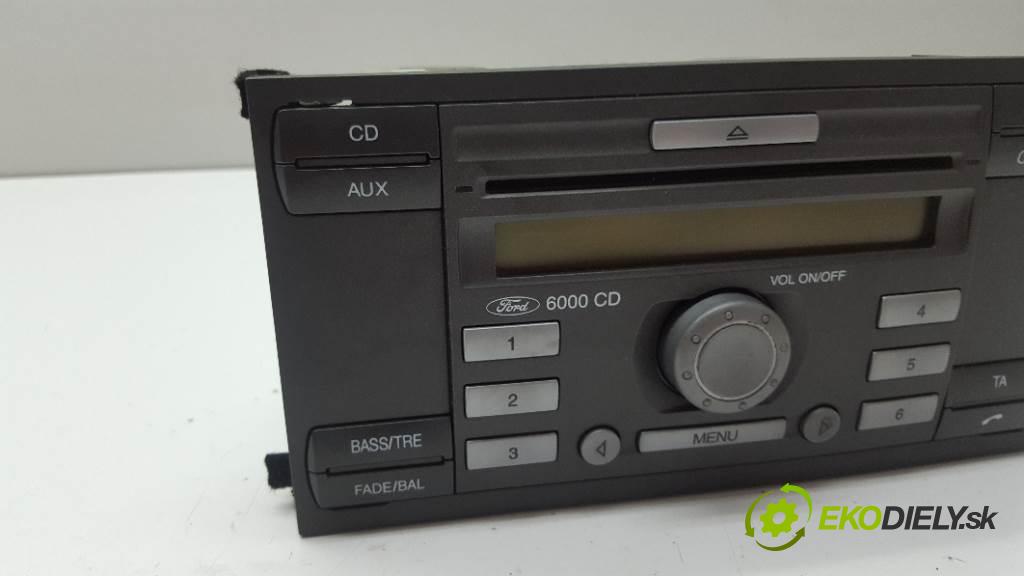 FORD FOCUS II MK2 2007 116 kW II MK2 1753 RADIO 6S6118C815AH (Audio zariadenia)
