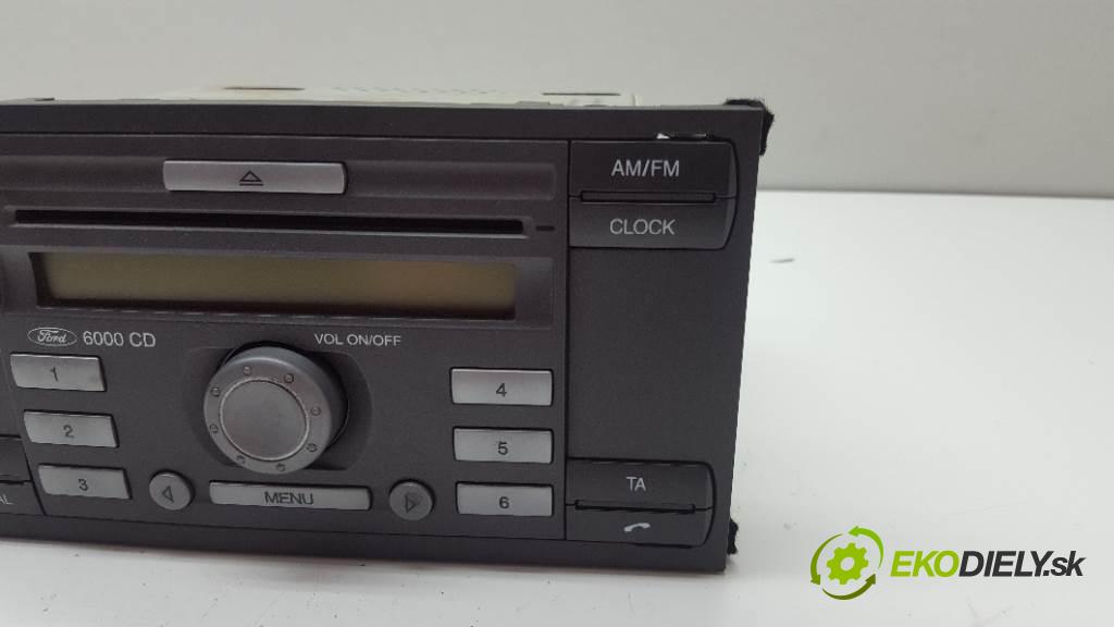 FORD FOCUS II MK2 2007 116 kW II MK2 1753 RADIO 6S6118C815AH (Audio zariadenia)