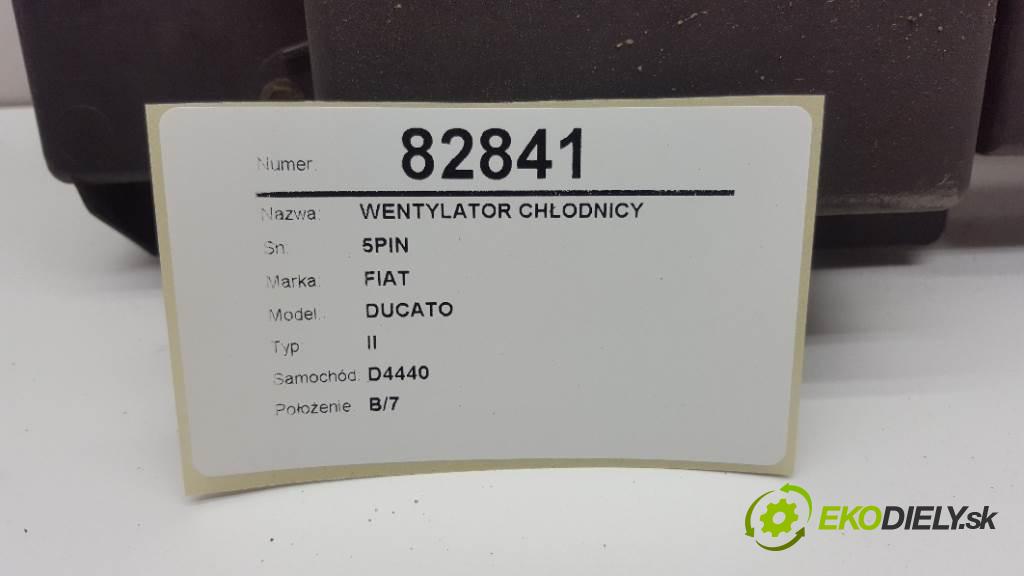 FIAT DUCATO II 1999 88kW II 2800 Ventilátor chladiča 5PIN (Ventilátory)