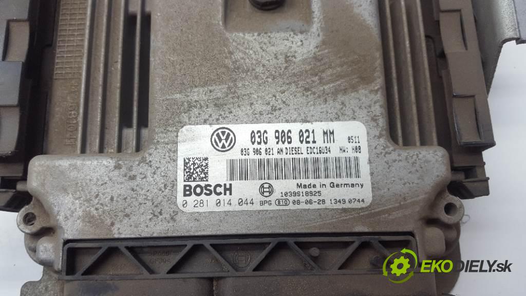 VOLKSWAGEN TOURAN I LIFT 2008 77KW I LIFT 1896 riadiaca jednotka Motor 03G906021MM (Riadiace jednotky)