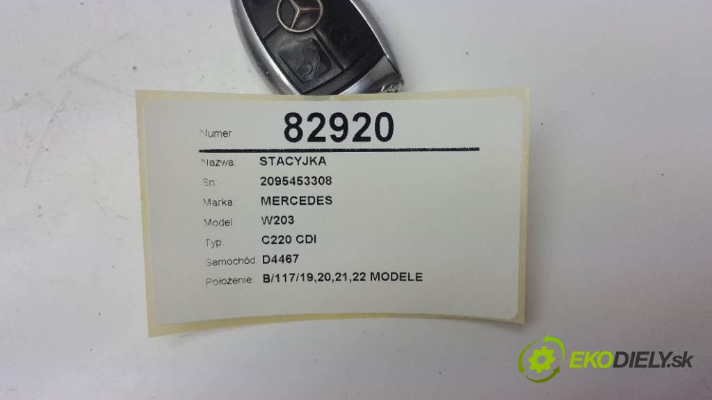 MERCEDES W203 C220 CDI 2006 150 kW C220 CDI 2148 spinačka 2095453308 (Spínacie skrinky a kľúče)