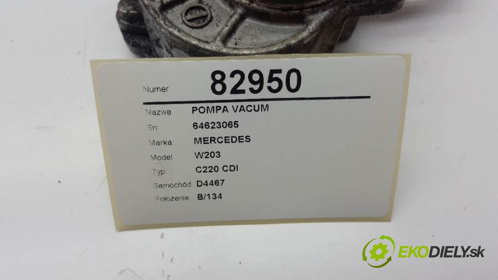 MERCEDES W203 C220 CDI 2006 150 kW C220 CDI 2148 pumpa vakuová 64623065