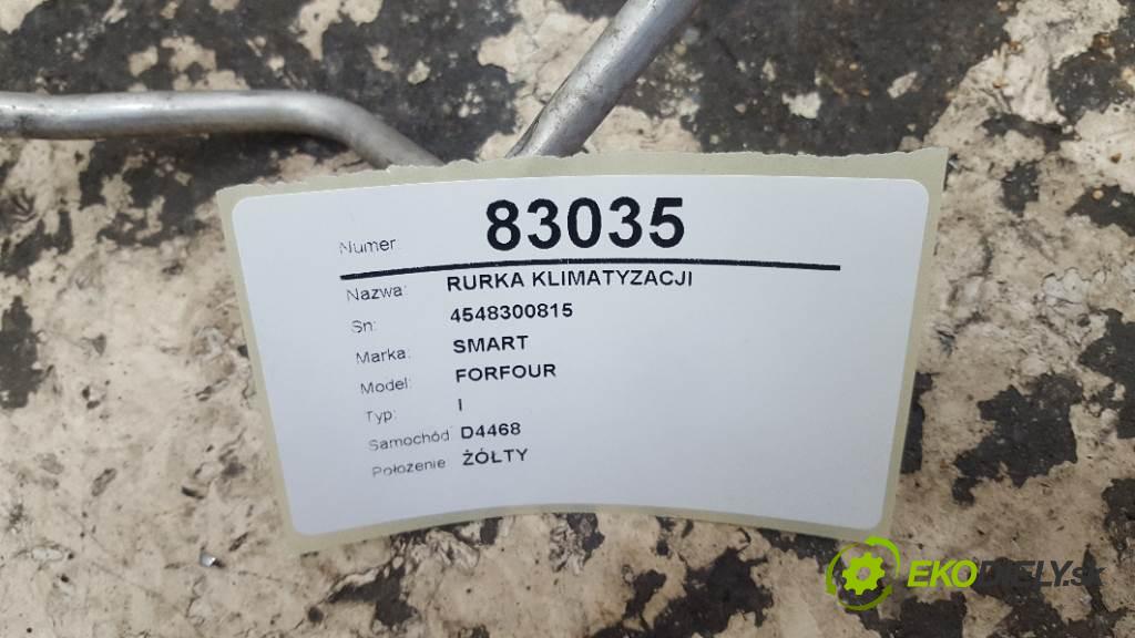 SMART FORFOUR I 2005 55kw I 1124 rúrka klimatizácie 4548300815 (Rúrky klimatizácie)