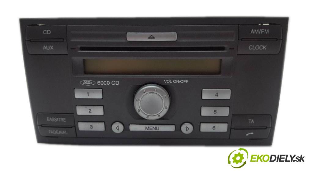 FORD FUSION I 2008 59kw I 1388 RADIO 6S6118C815AJ (Audio zariadenia)