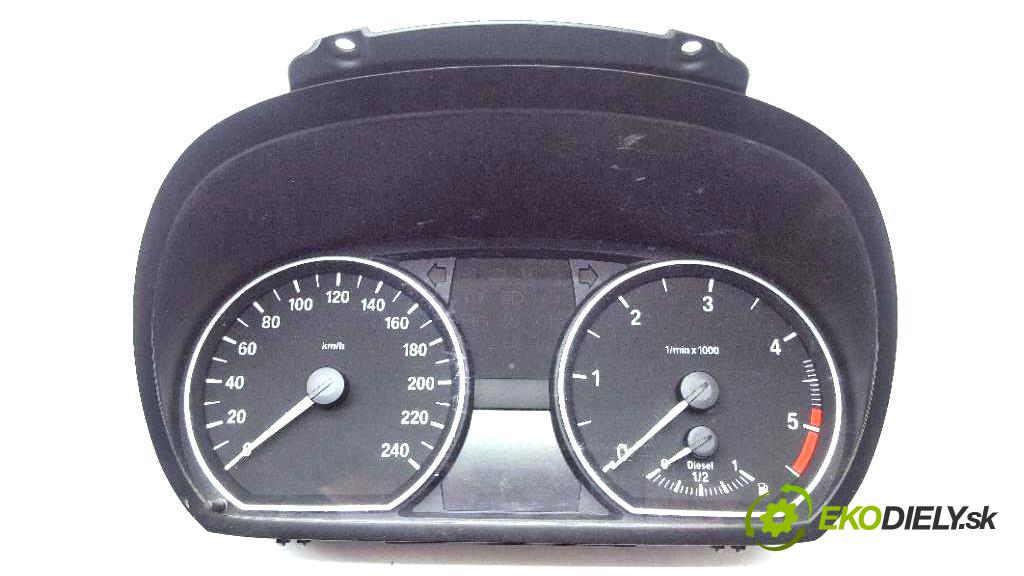 BMW 1-SERIES E87 118D 2008 143 kW E87 118D 1.8 Prístrojovka 916682102H (Prístrojové dosky, displeje)