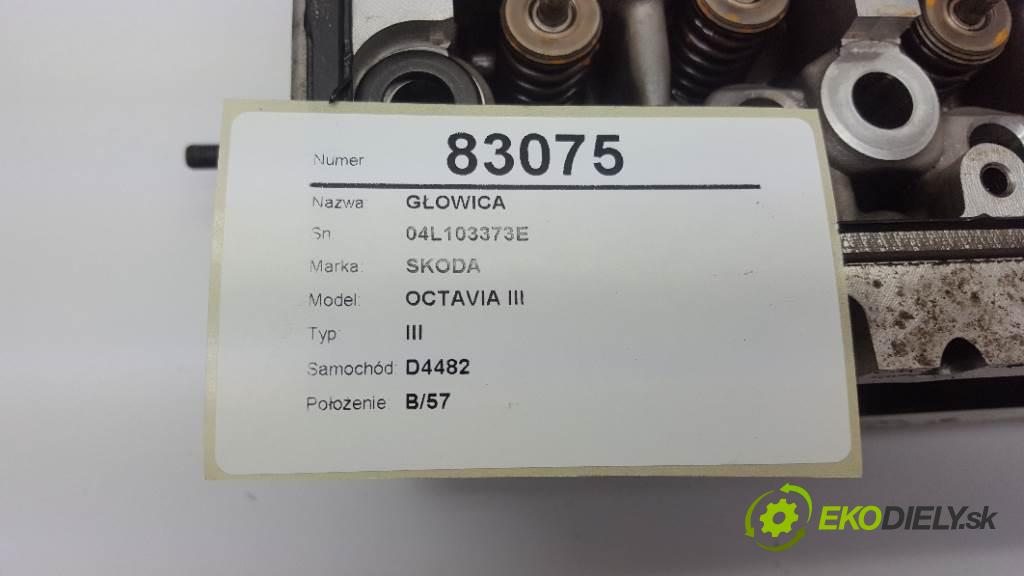 SKODA OCTAVIA III III 2018 85kw III 1598 Hlava valcov 04L103373E (Hlavy valcov)