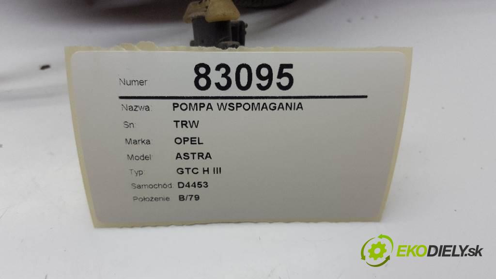 OPEL ASTRA GTC H III 2006 77kW GTC H III 1598 Pumpa servočerpadlo TRW (Servočerpadlá, pumpy riadenia)