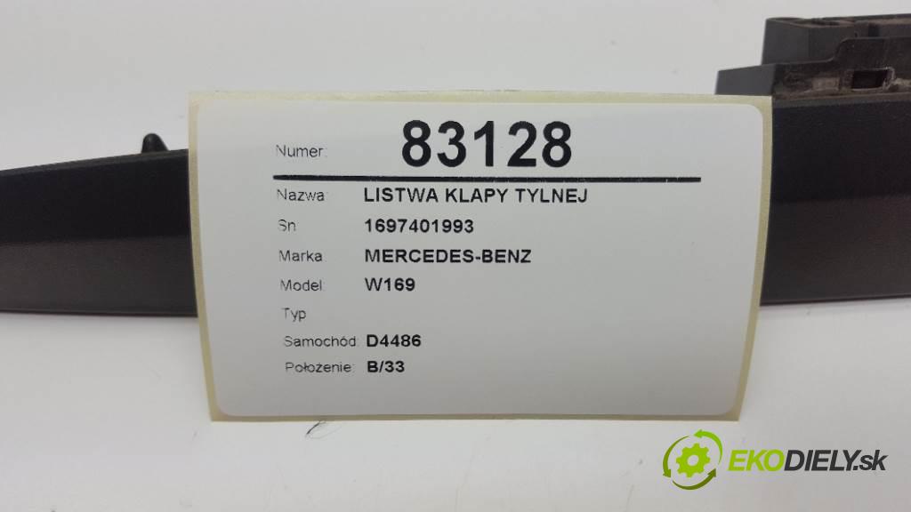 MERCEDES-BENZ W169   2008 70kw   1498 Lišta dverí zad 1697401993 (Lišty)
