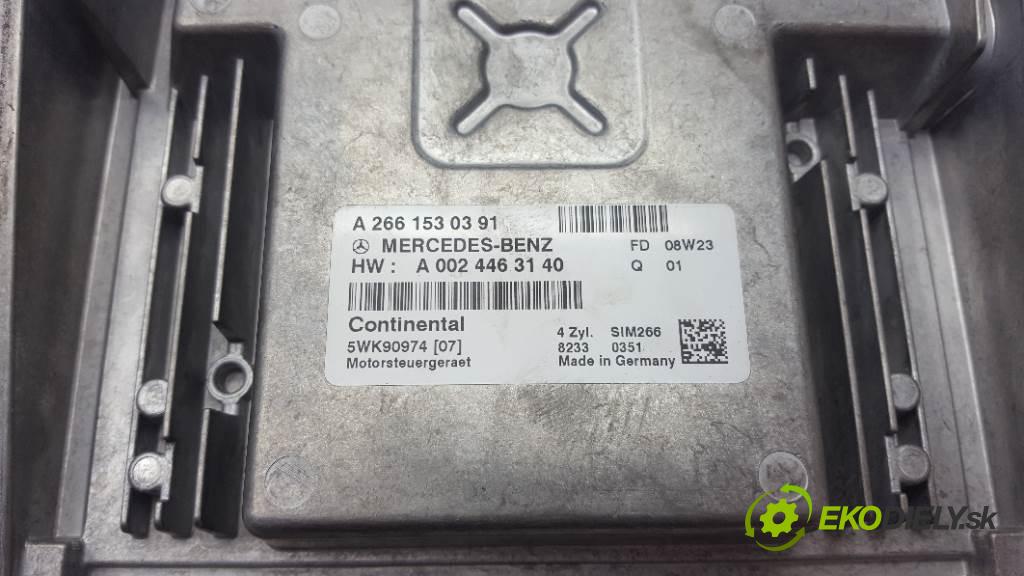 MERCEDES-BENZ W169   2008 70kw   1498 riadiaca jednotka Motor 2661530391 (Riadiace jednotky)