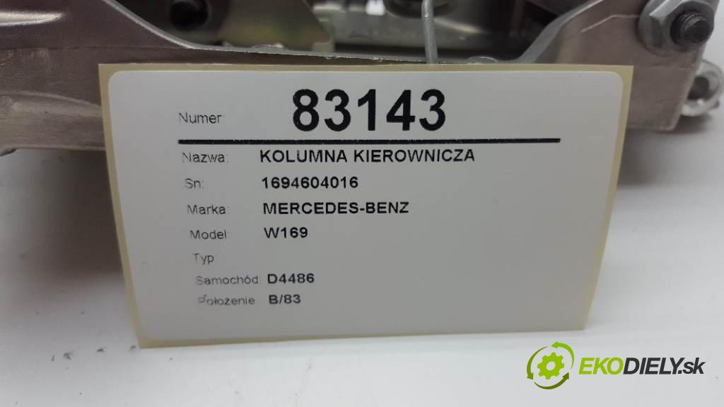 MERCEDES-BENZ W169   2008 70kw   1498 Hriadeľ, tyč volantu 1694604016 (Tyče riadenia (volantu))