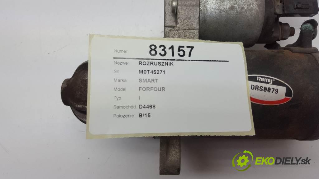 SMART FORFOUR I 2005 55kw I 1124 Štartér M0T45271 (Štartéry)