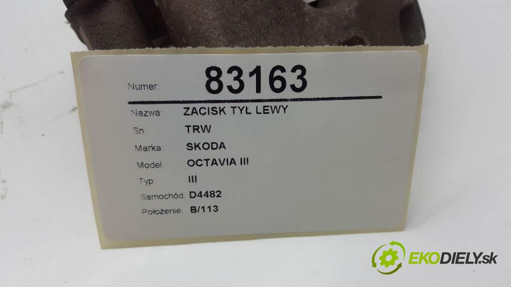 SKODA OCTAVIA III III 2018 85kw III 1598 Brzdič strmeň zad ľavy TRW (Ostatné)