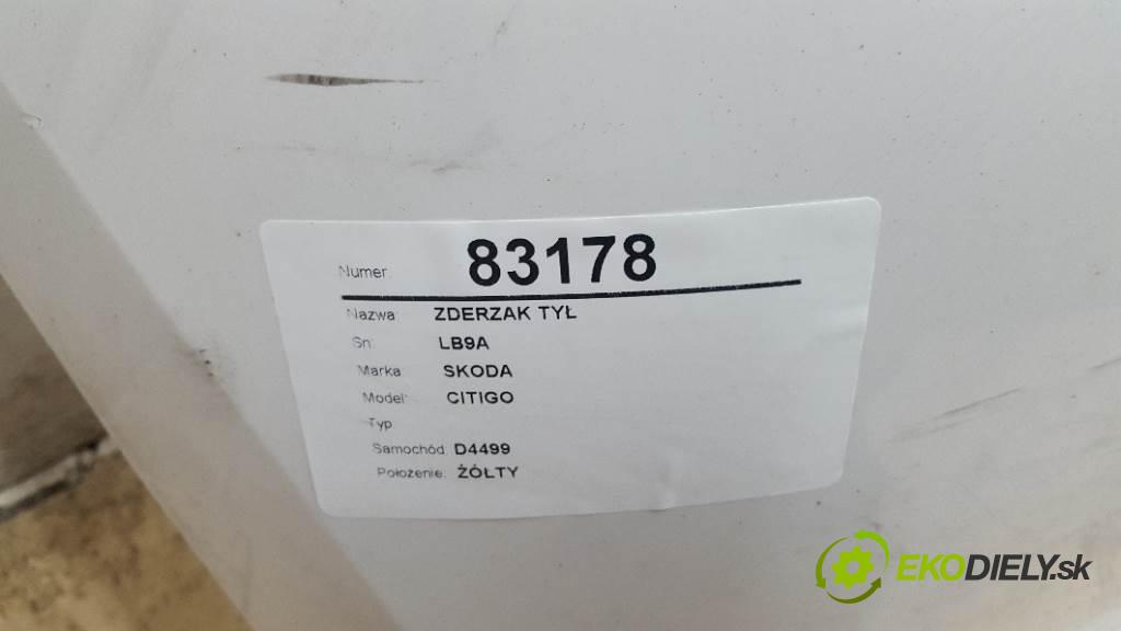 SKODA CITIGO  2017 44kw   999 nárazník zadní část LB9A