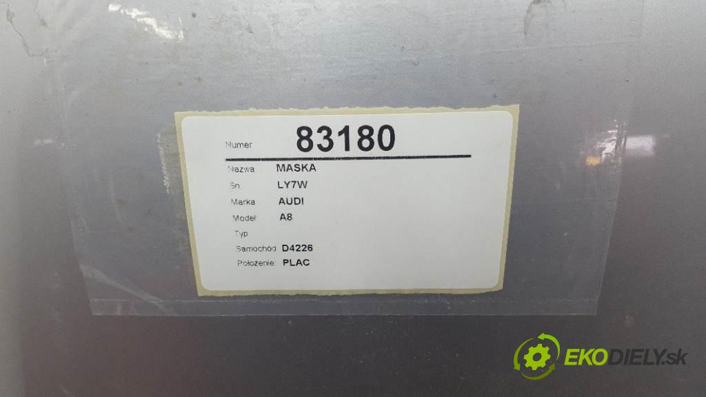 AUDI A8  1999 191kW    3697 kapota LY7W