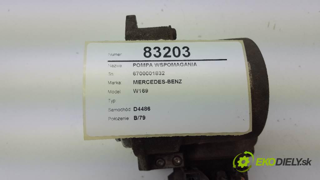 MERCEDES-BENZ W169   2008 70kw   1498 Pumpa servočerpadlo 6700001832 (Servočerpadlá, pumpy riadenia)