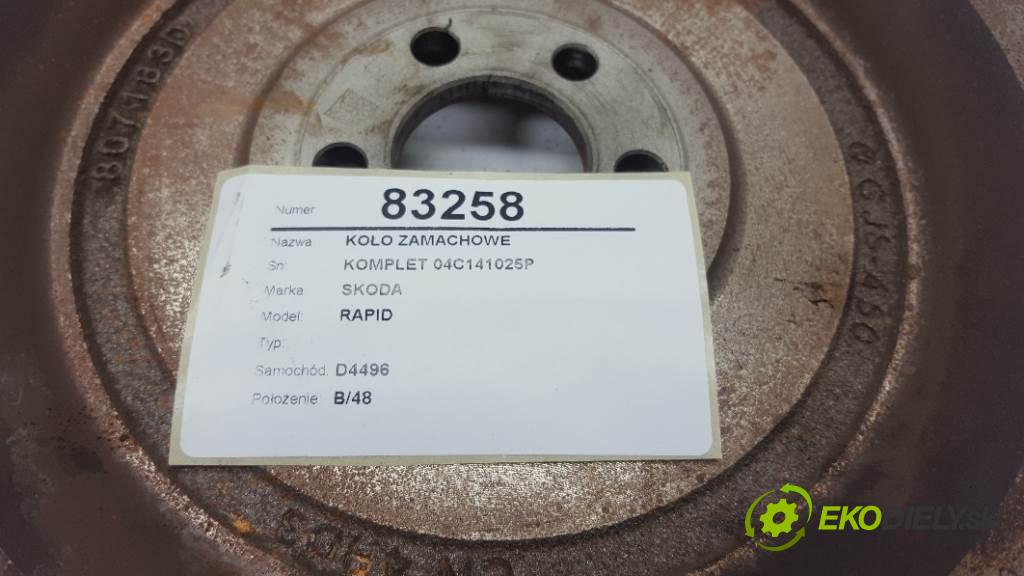 SKODA RAPID  2019 81kW    999 koleso zotrvačníkové KOMPLET 04C141025P (Zotrvačníky)