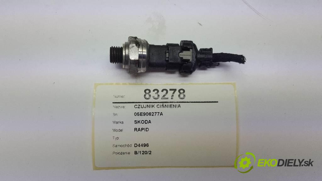 SKODA RAPID  2019 81kW    999 snímač tlaku 05E906277A (Snímače tlaku)