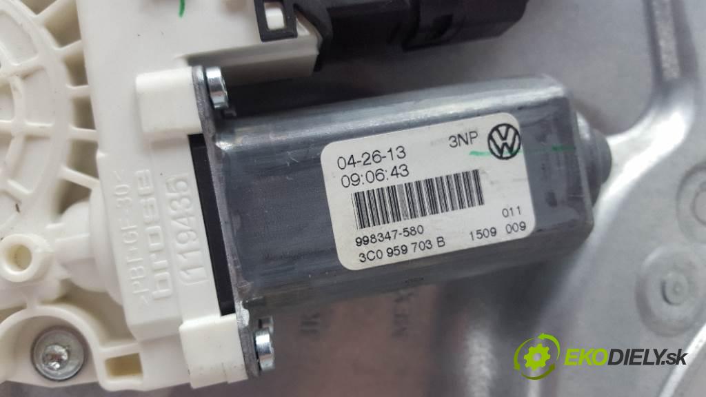 VOLKSWAGEN GOLF VI   2013 77 kw   1598 mechanismus okna zadní část levý 3C0959703B 1K9971693AR