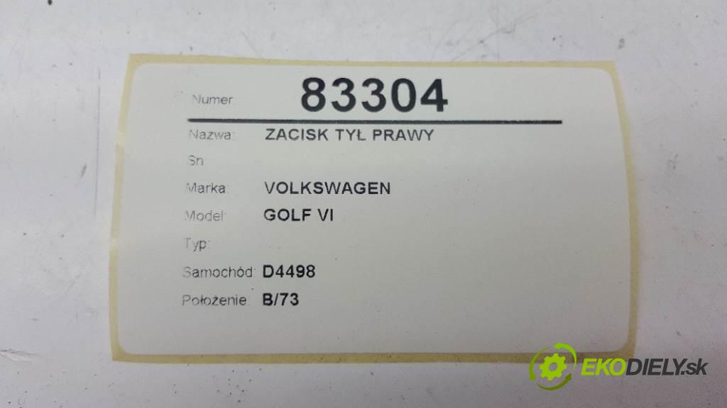 VOLKSWAGEN GOLF VI   2013 77 kw   1598 Brzdič strmeň zad pravy  (Ostatné)