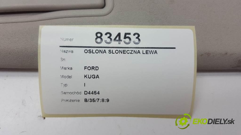 FORD KUGA I 2009 136 kW I 1997 Clona SLUNNÝ: ľavá strana