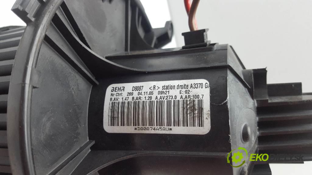 OPEL ZAFIRA B 2007 88kw B 1910 Ventilátor ventilátor kúrenia D8087 (Ventilátory kúrenia)