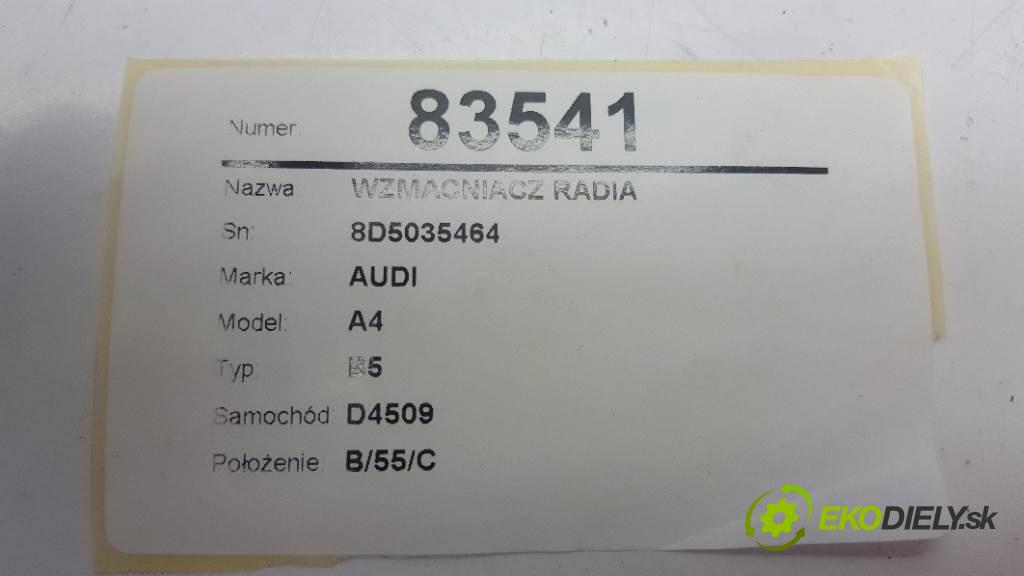 AUDI A4 B5 1995 74kw                    B5 1595 Zosilňovač radia 8D5035464 (Zosilňovače)