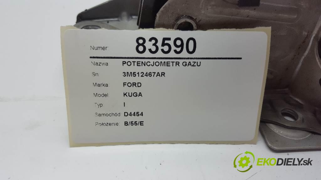 FORD KUGA I 2009 136 kW I 1997 Potenciometer plynového pedálu 3M512467AR (Pedále)