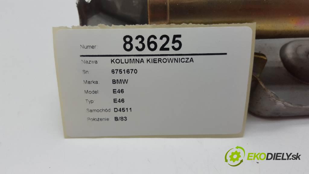 BMW E46 E46 2000 100kw E46 1951 hřídel tyč volantu 6751670 (Tyčky řízení)