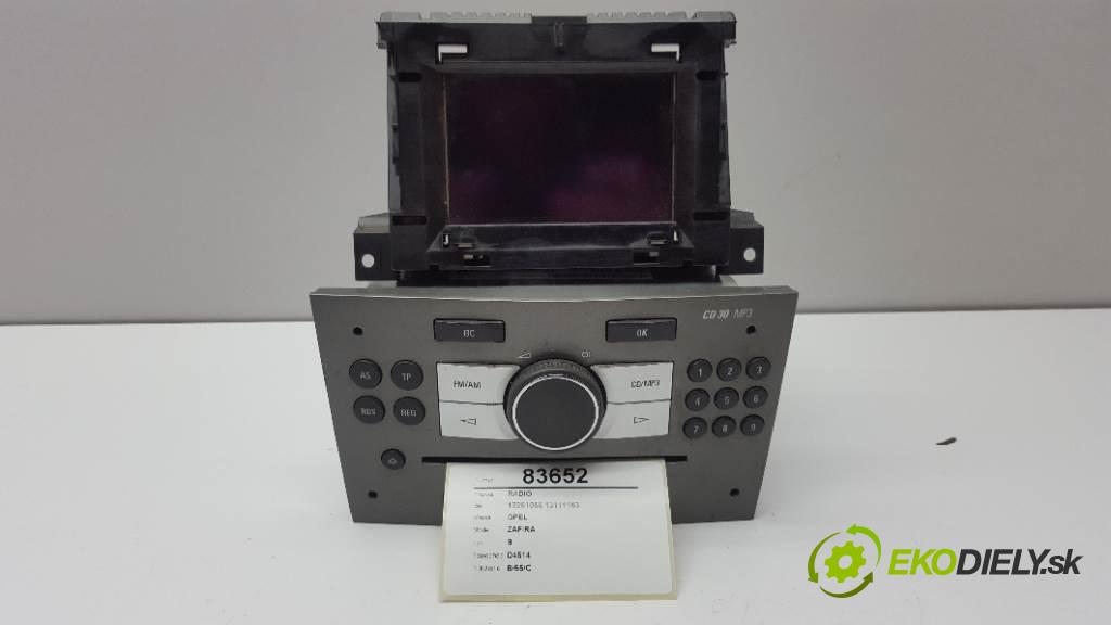 OPEL ZAFIRA B 2007 74kw B 1910 RADIO 13251056 13111163 (Audio zariadenia)