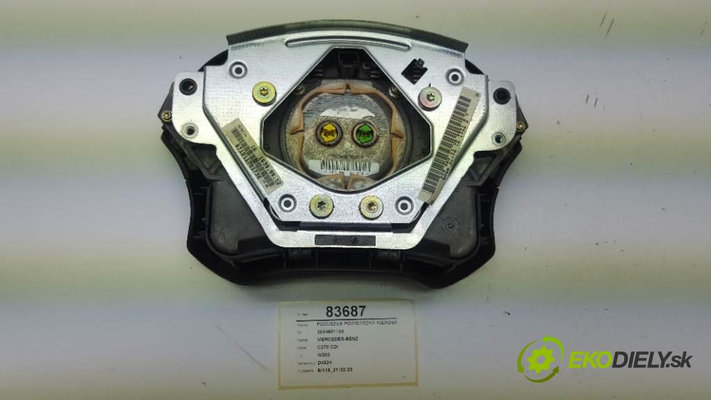 MERCEDES-BENZ C270 CDI W203 2001 125kw W203 2685 AirBag volantu airbag 2034601198