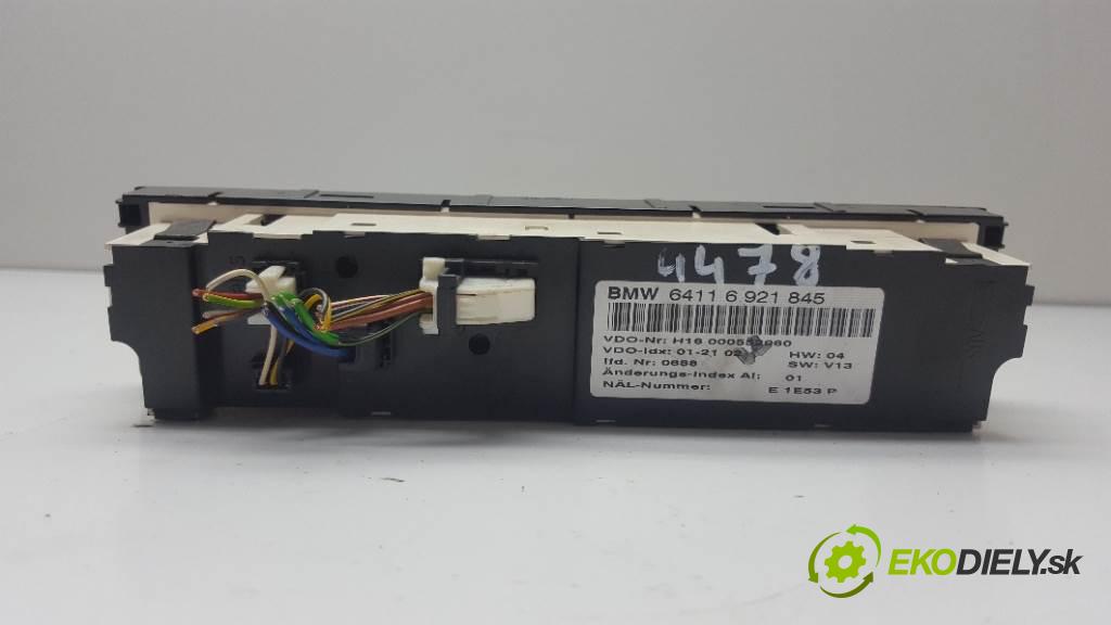 BMW E46  2002 85kW    1796 Panel ovládania kúrenia 6411 6 921 846 (Prepínače, spínače, tlačidlá a ovládače kúrenia)