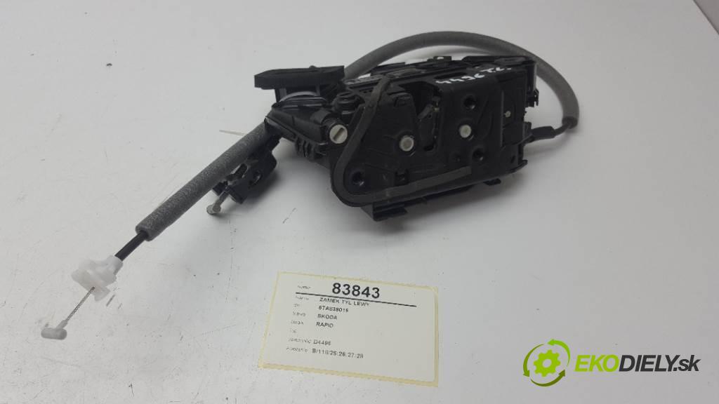 SKODA RAPID  2019 81kW    999 zámok zadní část levý 5TA839015