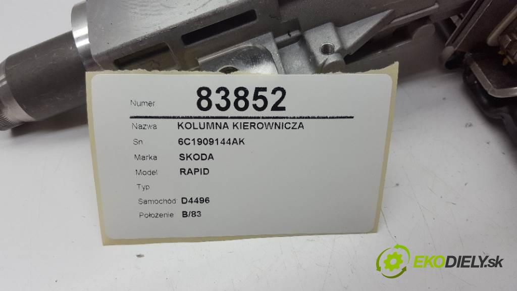 SKODA RAPID  2019 81kW    999 Hriadeľ, tyč volantu 6C1909144AK (Tyče riadenia (volantu))