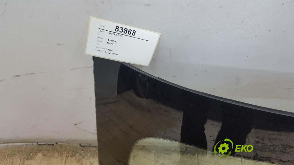 SKODA RAPID  2019 81kW    999 okno zadní část