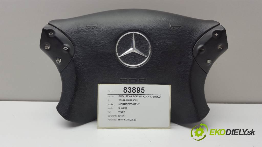 MERCEDES-BENZ C W203 W203 2003 105kw W203 2148 AirBag volantu airbag 20346018989051