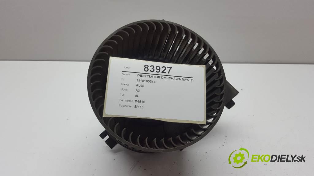 AUDI A3 8L 2000 81kw 8L 1896 Ventilátor ventilátor kúrenia 1J1819021B (Ventilátory kúrenia)