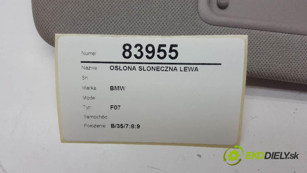 BMW     F07  Clona SLUNNÝ: ľavá strana