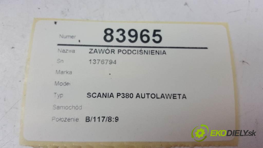SCANIA P380 AUTOLAWETA   ventil tlaku 1376794