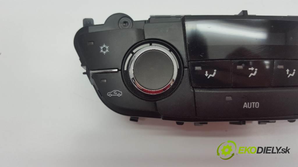 OPEL INSIGNIA   2011 118kw   1956 Panel ovládania kúrenia 13273095 (Prepínače, spínače, tlačidlá a ovládače kúrenia)