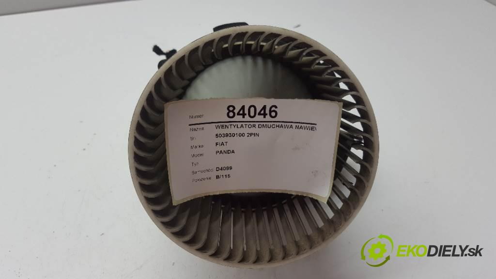 FIAT PANDA  2009 40kW    1108 Ventilátor ventilátor kúrenia 503930100 2PIN (Ventilátory kúrenia)