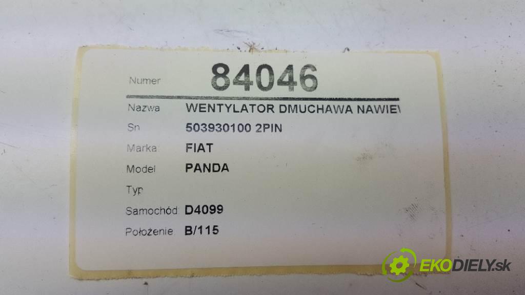 FIAT PANDA  2009 40kW    1108 Ventilátor ventilátor kúrenia 503930100 2PIN (Ventilátory kúrenia)