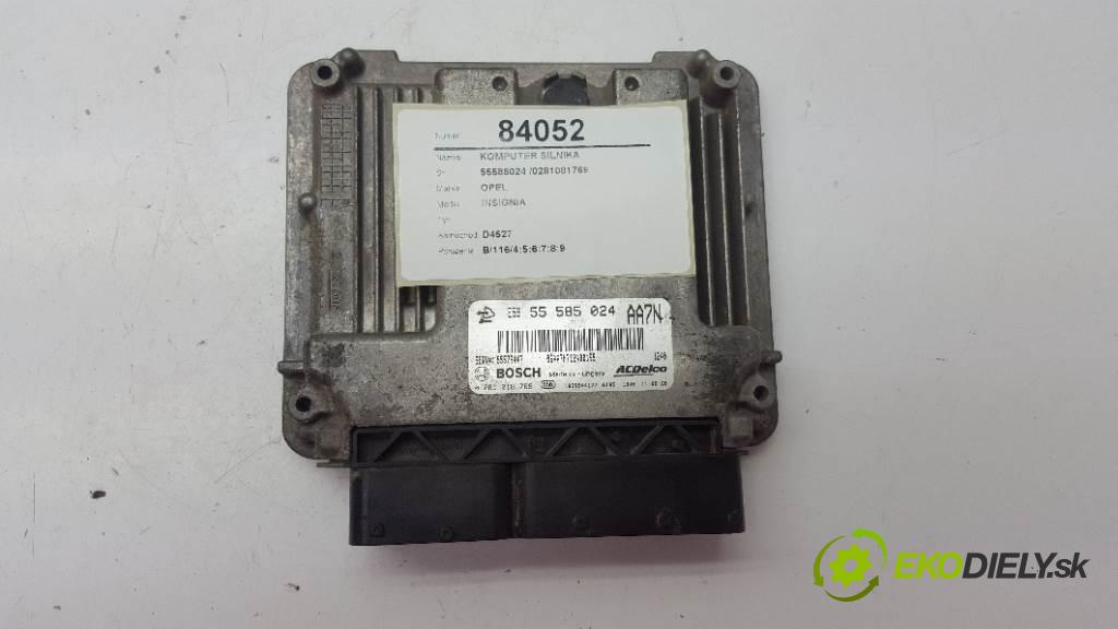 OPEL INSIGNIA   2011 118kw   1956 riadiaca jednotka Motor 55585024 /0281081769 (Riadiace jednotky)