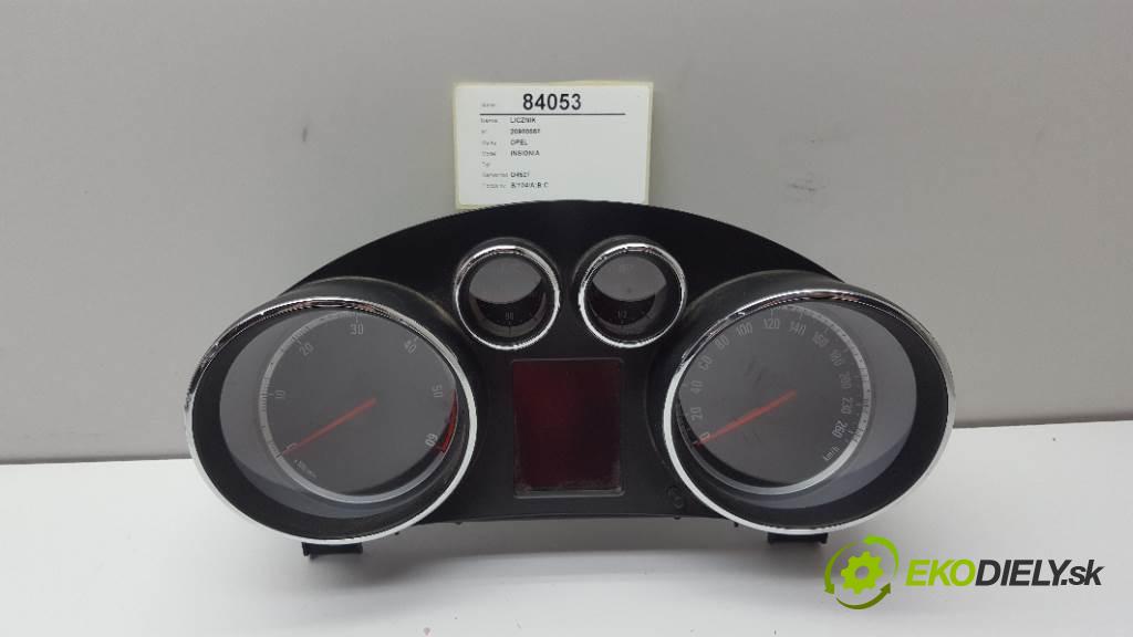 OPEL INSIGNIA   2011 118kw   1956 Prístrojovka 20980568 (Prístrojové dosky, displeje)
