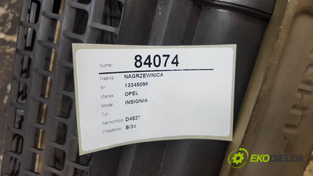 OPEL INSIGNIA   2011 118kw   1956 Výhrevné teleso, radiátor kúrenia 13345099 (Radiátory kúrenia)