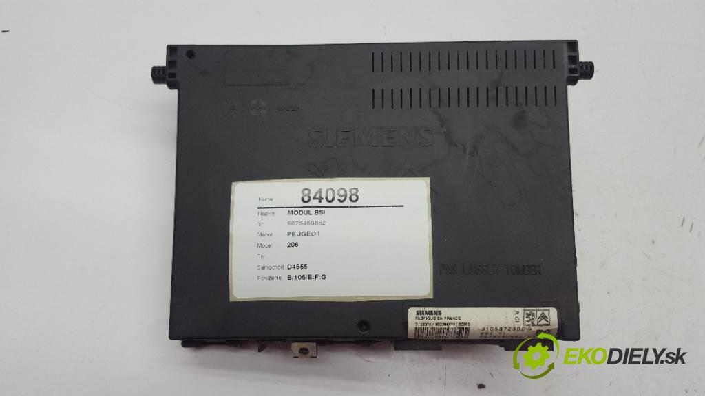 PEUGEOT 206  2000 51kW   1868 Modul BSI 9626460880 (Poistkové skrinky)
