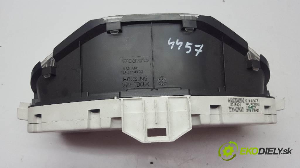 VOLVO V50   2009 136 kW   1997 Prístrojovka 31254776 (Prístrojové dosky, displeje)