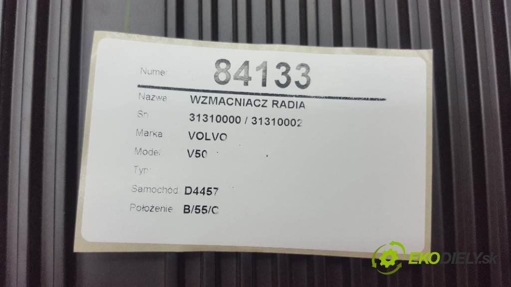 VOLVO V50   2009 136 kW   1997 Zosilňovač radia 31310000 / 31310002 (Zosilňovače)