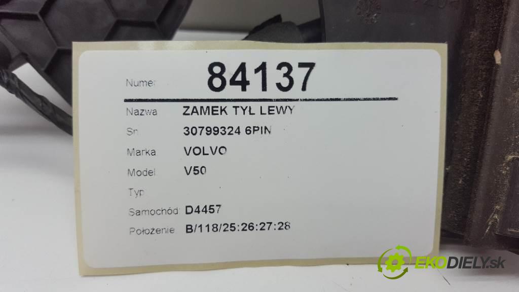 VOLVO V50   2009 136 kW   1997 zámok zad ľavy 30799324 6PIN