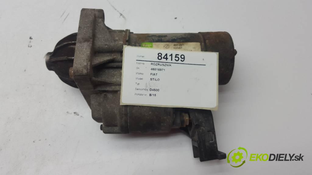 FIAT STILO   2001 76kw   1596 Štartér 46816971 (Štartéry)